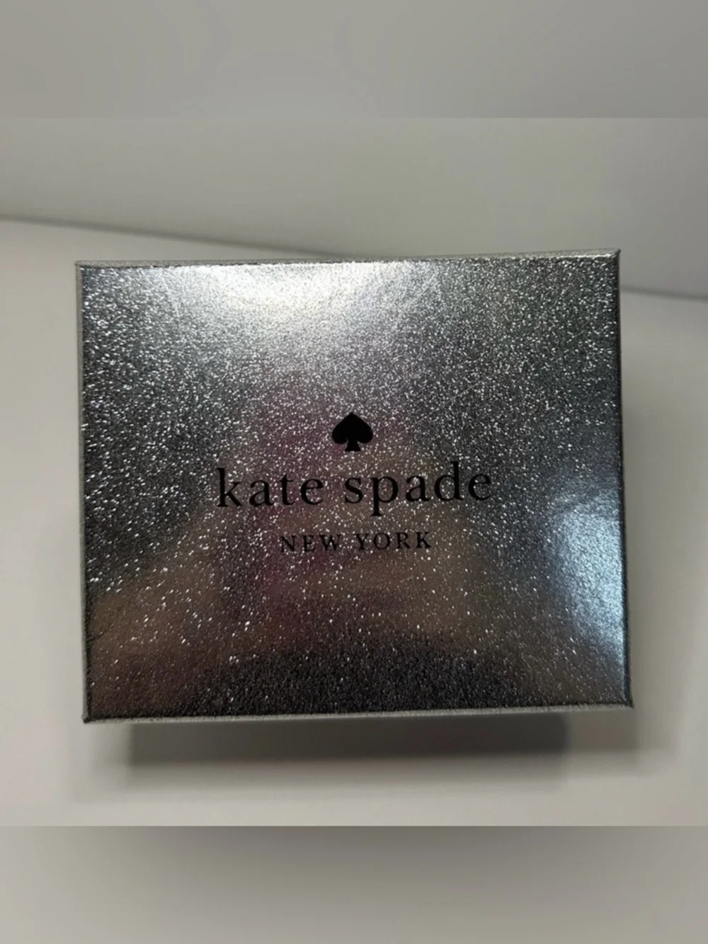 Kate Spade New Set - Black Glitter Tinsel Small Dome Crossbody Bag & Cardholder